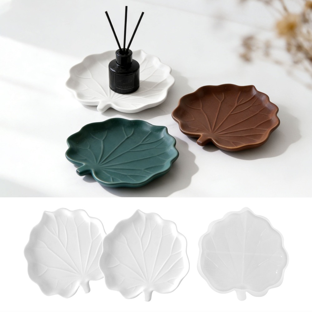 Gypsum Form Leaf Coaster Silic - Silicone Mold Tray recension och pris