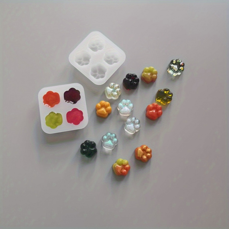 1Cat Paw Pattern Silicone Mold - Resin Craft Ideas recension och pris