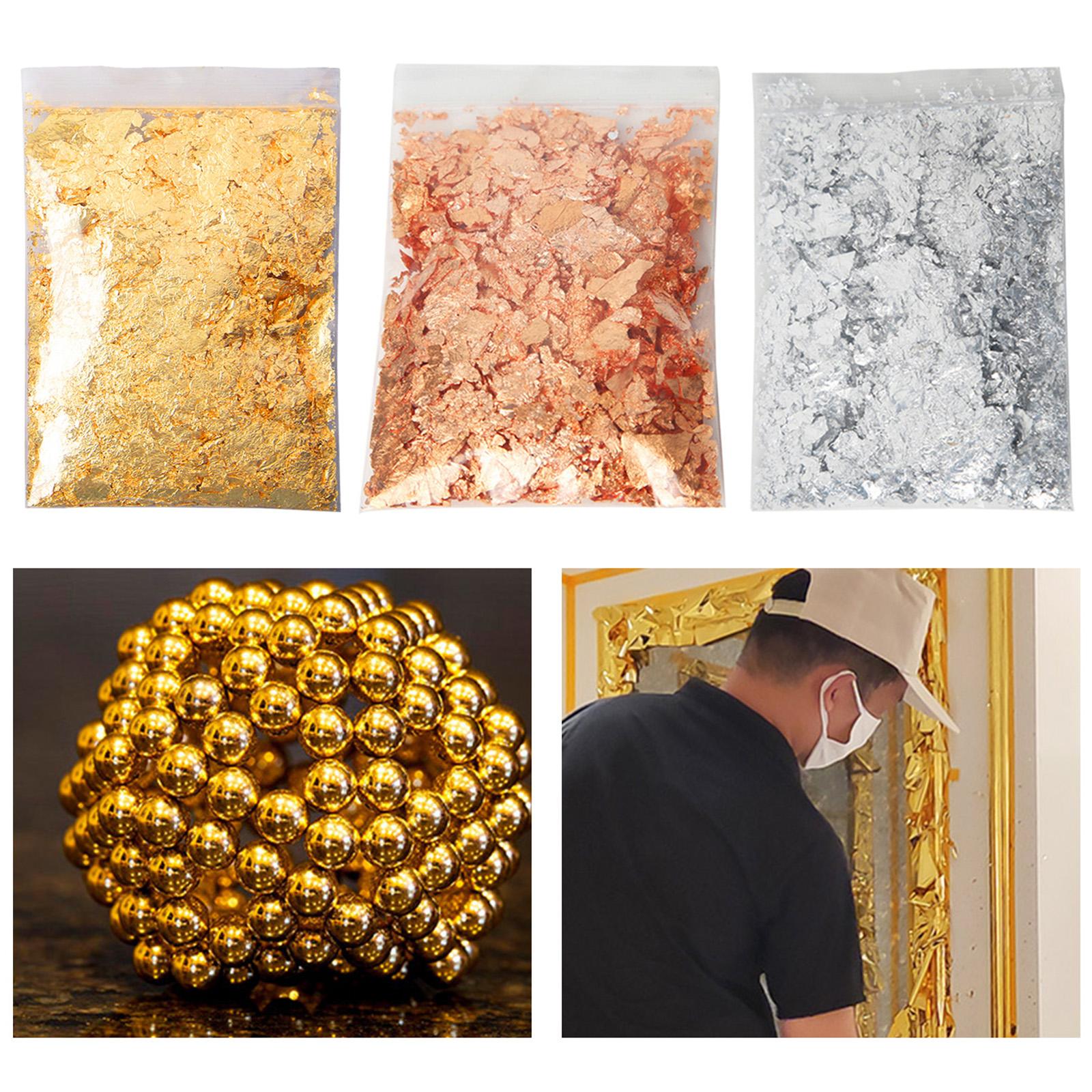 Metallic Flake, 20g Gold Flake - Gold Foil Flakes recension och pris