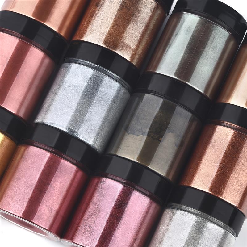 50g Shimmer Metallic Gold Silv - Resin Pigment Set recension och pris