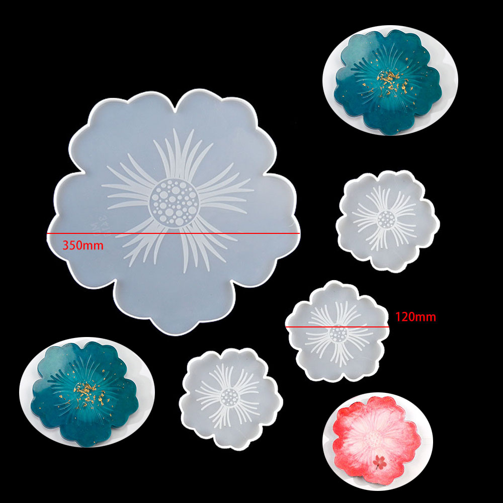 Large Flower Plate Pad Silicon - Epoxy Uv Resin Kit recension och pris
