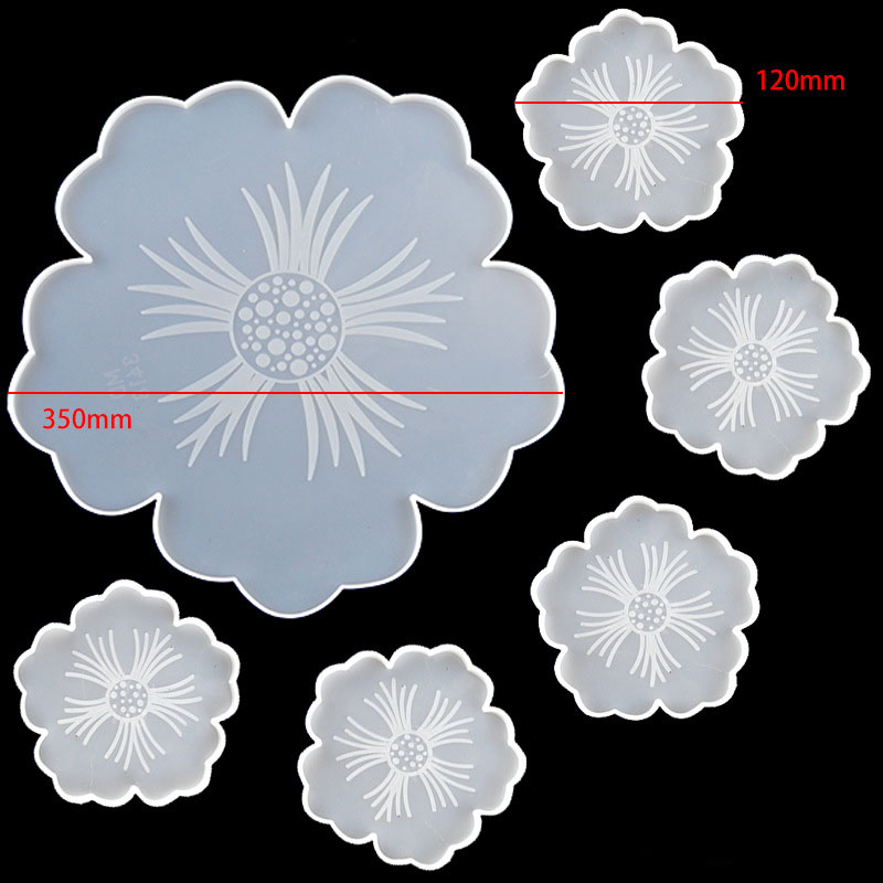Large Flower Plate Pad Silicon - Epoxy Uv Resin Kit recension och pris