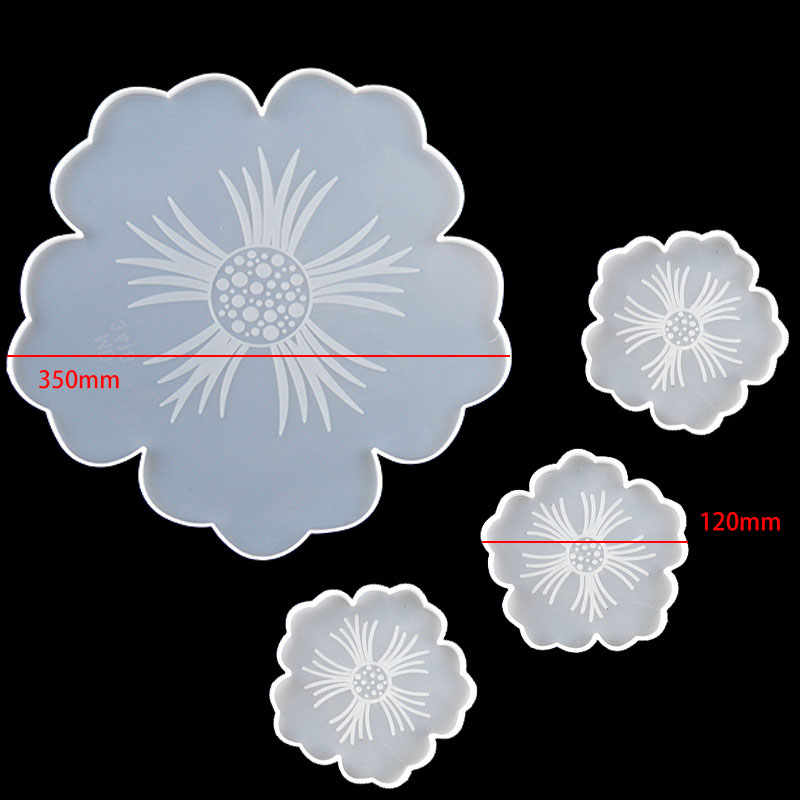 Large Flower Plate Pad Silicon - Epoxy Uv Resin Kit recension och pris