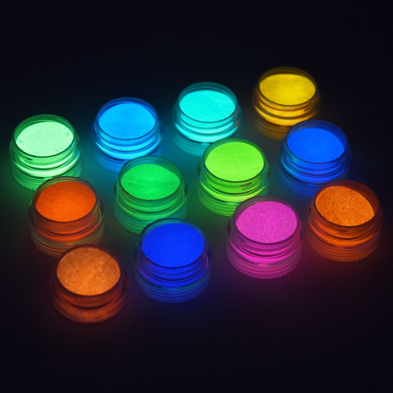 6 Colors/Set Luminous Powder R - Resin Pigment Set recension och pris