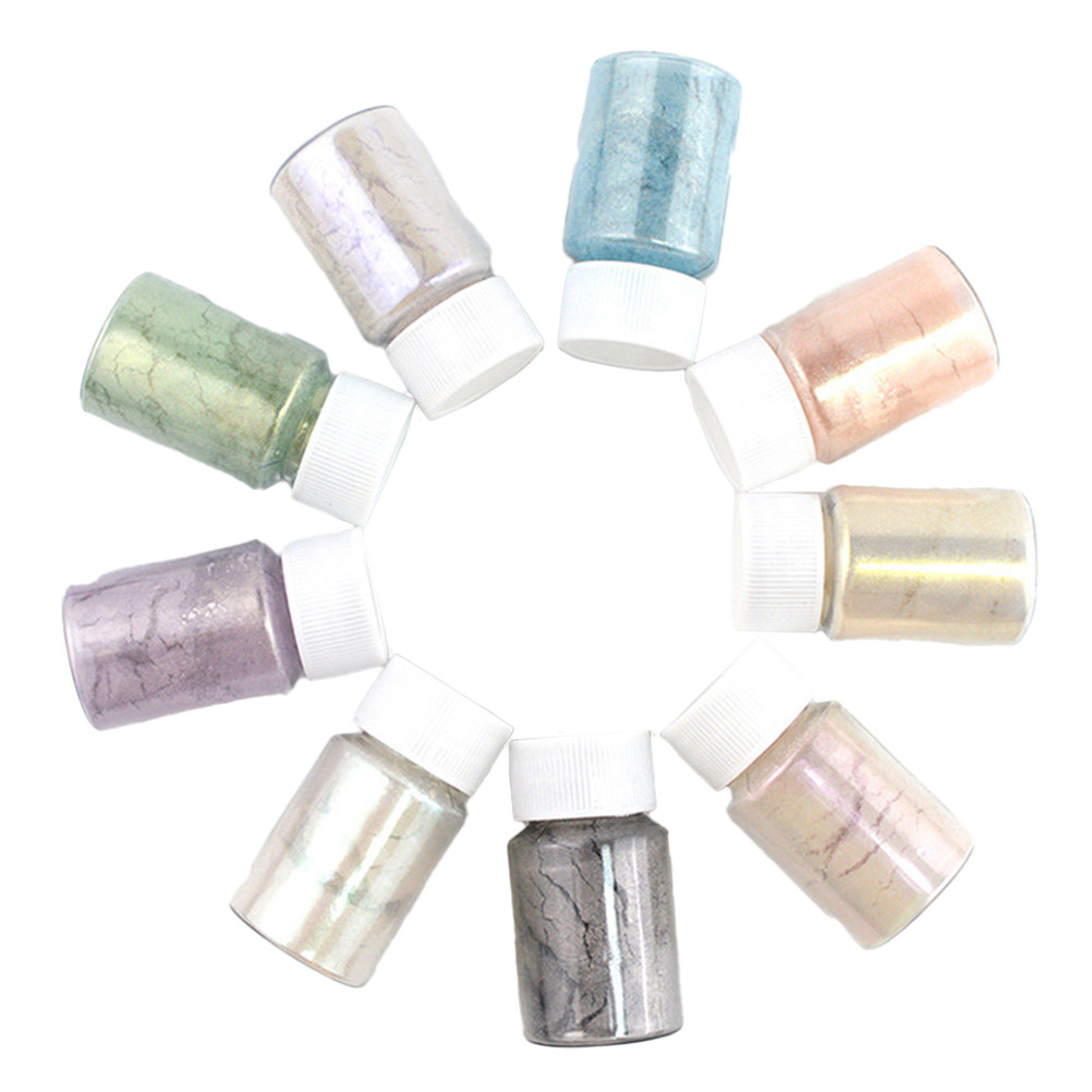 9Pcs Exquisite Mica Pigment Po - Resin Pigment Set recension och pris