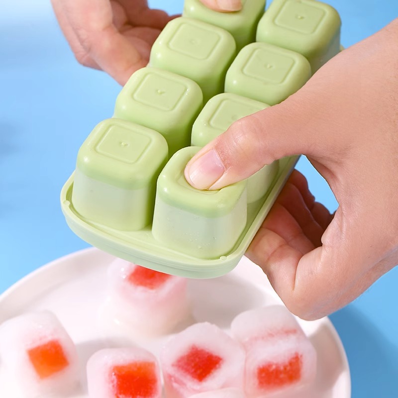 8-Grid Ice Cube Trays Silicone - Silicone Mold Tray recension och pris