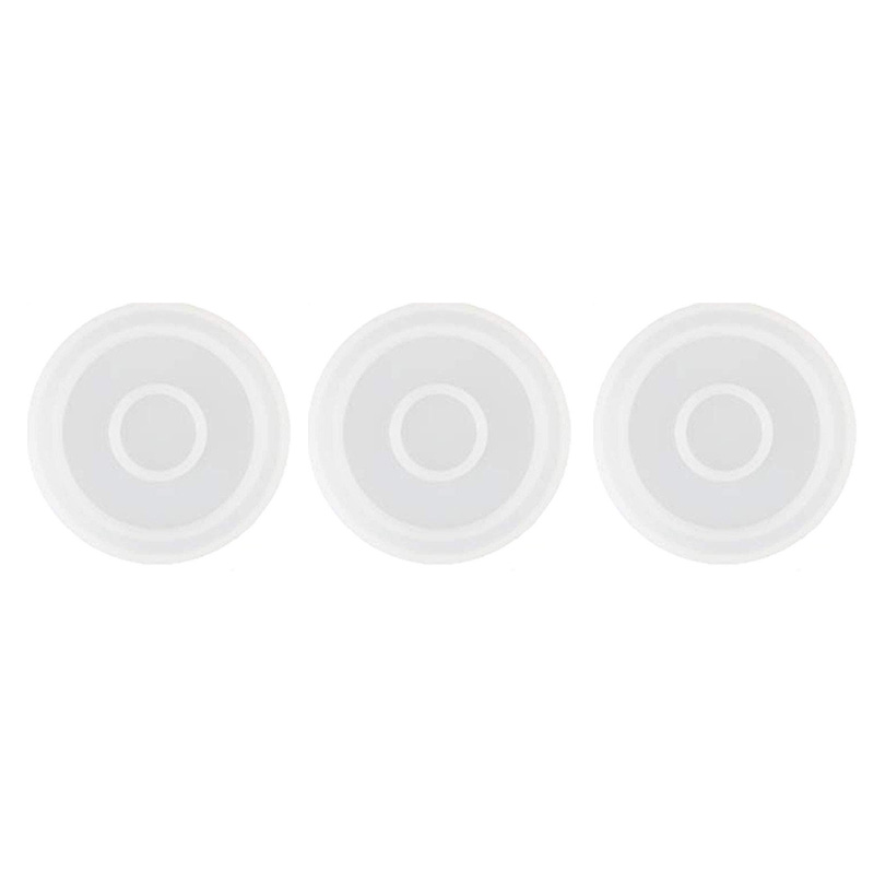 3 Pack Big DIY Round Coaster S - Coaster Mold Round recension och pris