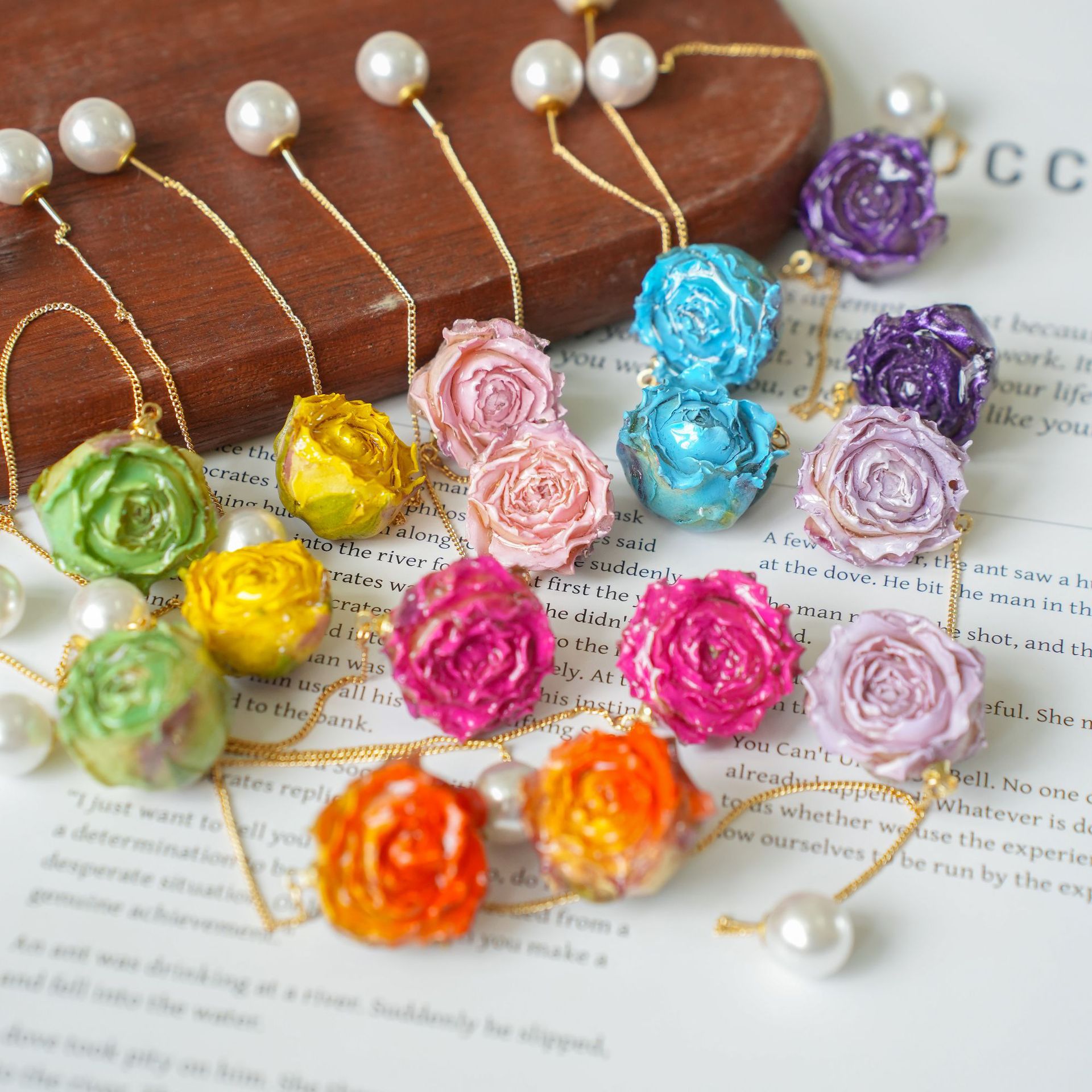 Preserved Rose Flower Series E - Flower Preservation Resin recension och pris