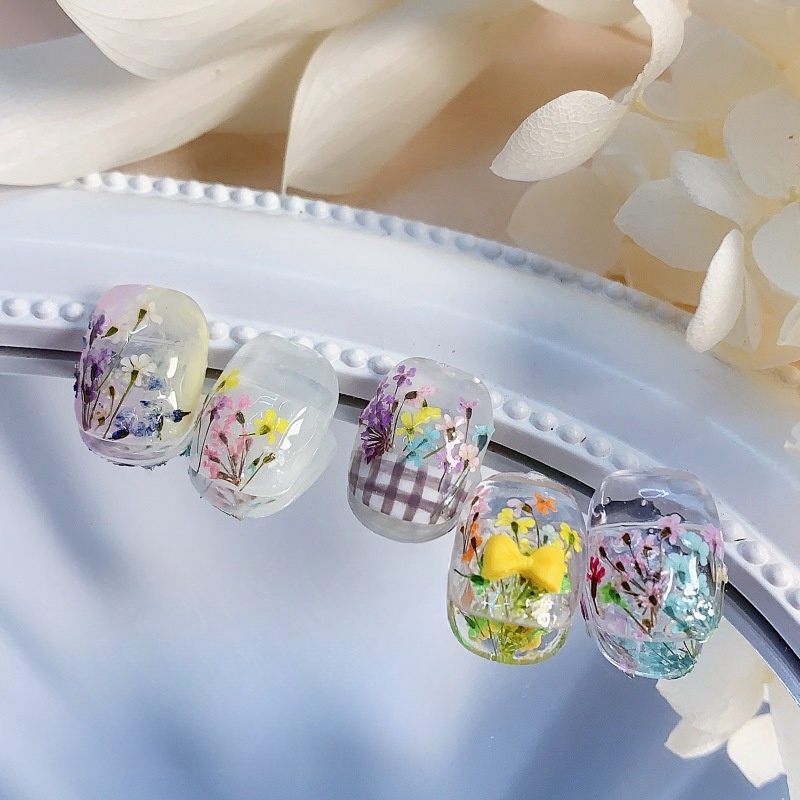 Mixed Small Dried Flowers Nail - Dried Flower Bulk recension och pris