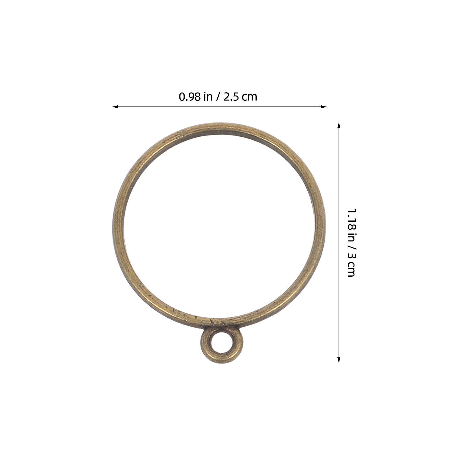 60Pcs Round Resin Bezel Charms - Epoxy Uv Resin Kit recension och pris